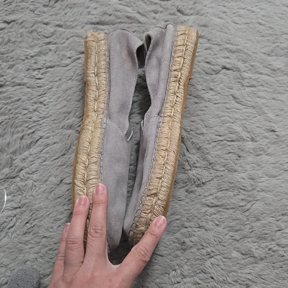 Fabiolas made in Spain handmade suede espadrilles - size 10